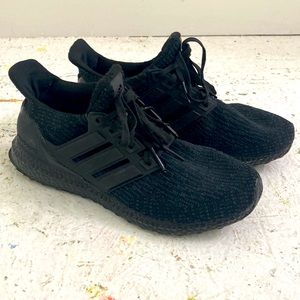 Adidas Ultra Boost Triple Black Men Size 8 UK 7 1/2